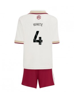 Arsenal Ben White #4 Replika Tredje Kläder Barn 2025-26 Kortärmad (+ byxor)